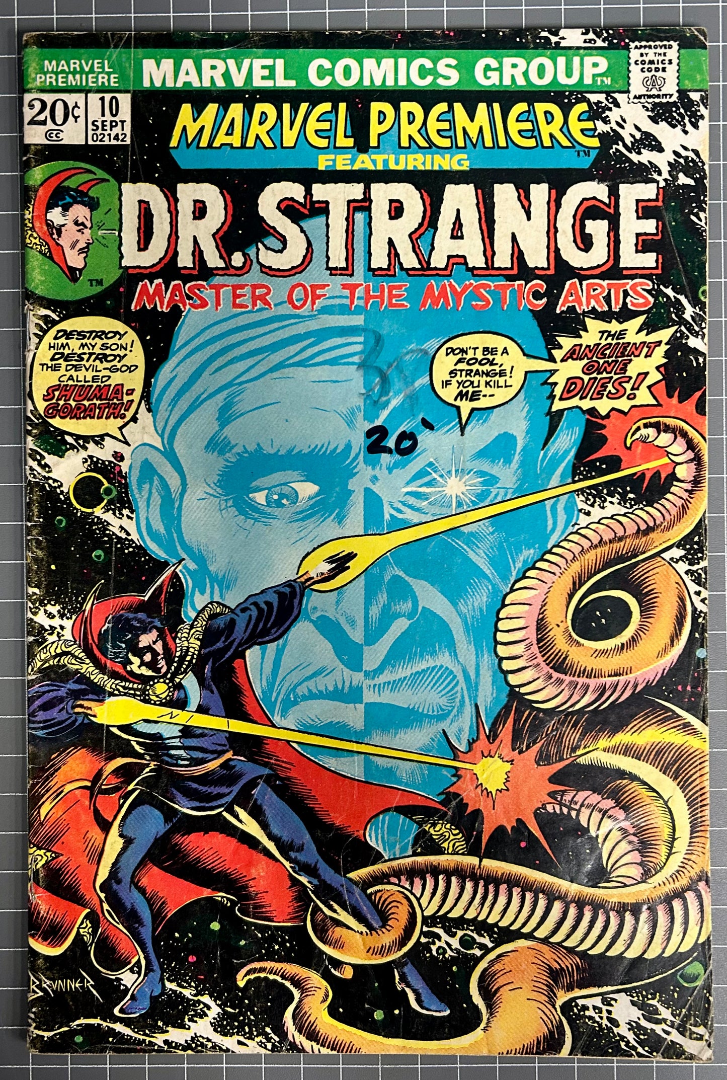 🔑 MARVEL PREMIERE #10 [MARVEL COMICS] DIRECT *SHUMA-GORATH DEBUT* 1973 VG-