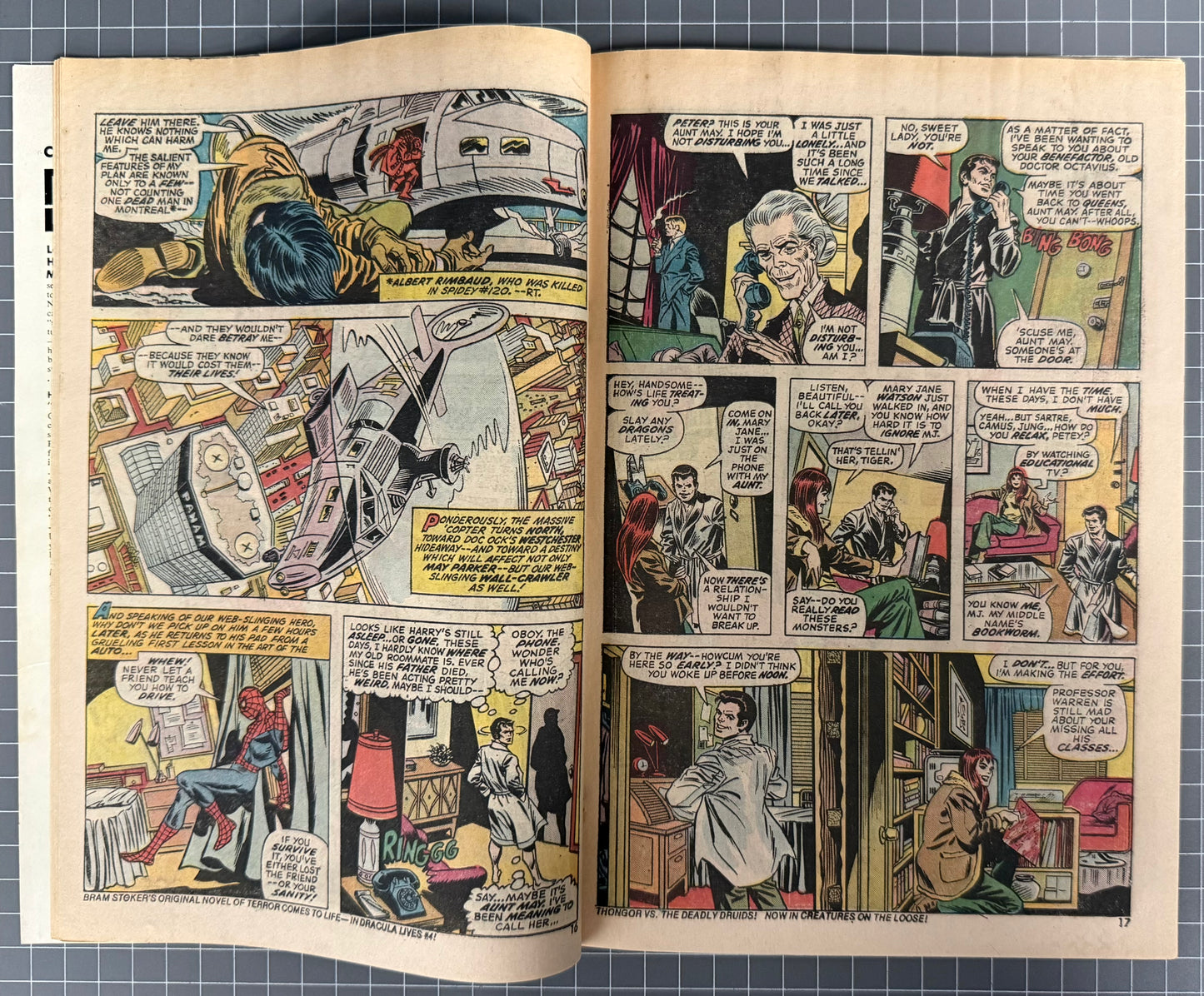 🔑 THE AMAZING SPIDER-MAN #130 [MARVEL COMICS] *DEBUT SPIDER-MOBILE* 1974 VG