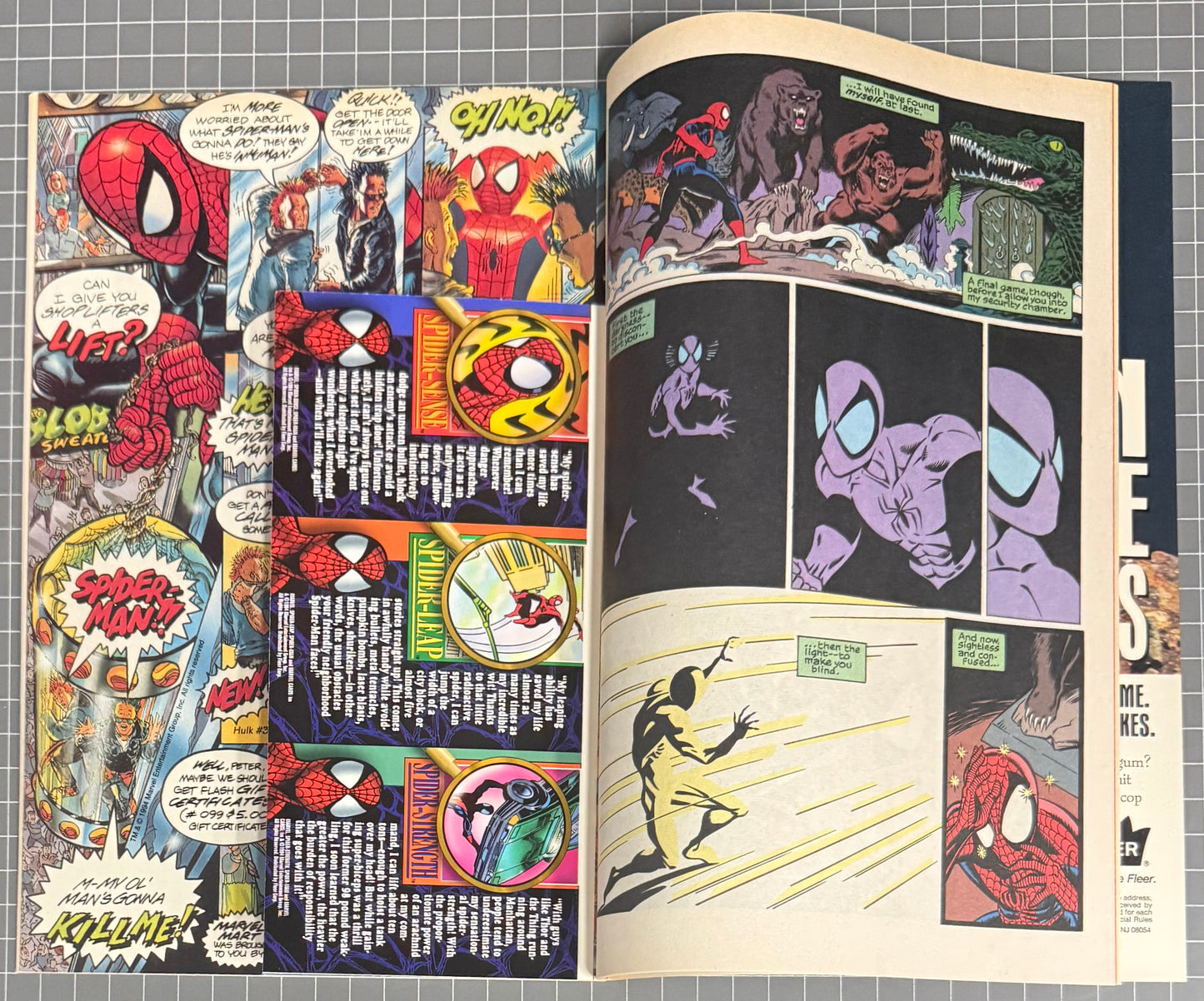 🔑 THE AMAZING SPIDER-MAN #389 [MARVEL COMICS] *CHAMELEON ORIGIN* 1994 VF-