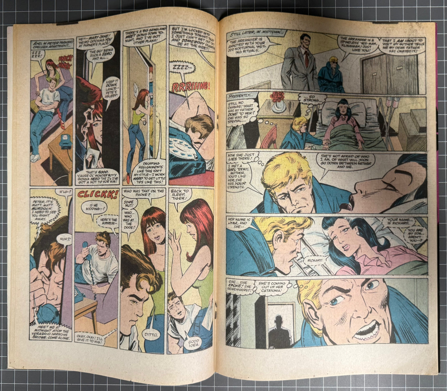 THE AMAZING SPIDER-MAN #286 [MARVEL COMICS] DIRECT *GANG WAR PART 3* 1987 FN