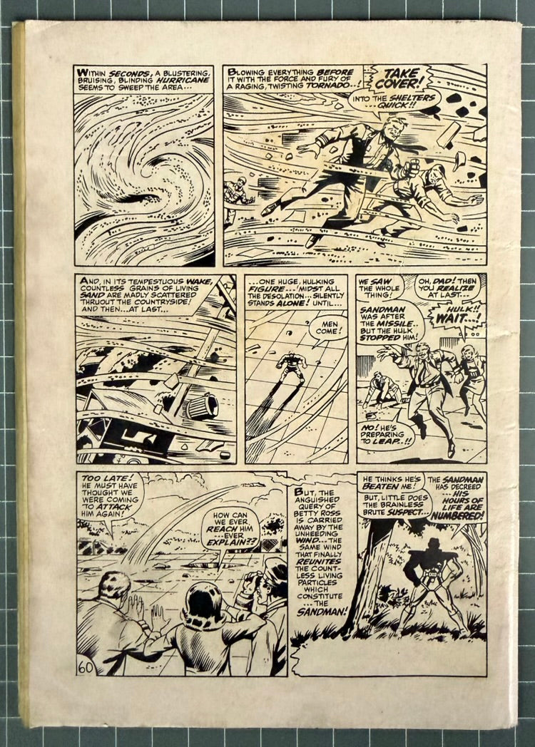 🔑 THE INCREDIBLE HULK #6 [YAFFA PUBLISHING] AUSTRALIAN MARVEL DIGEST COMIC 1981