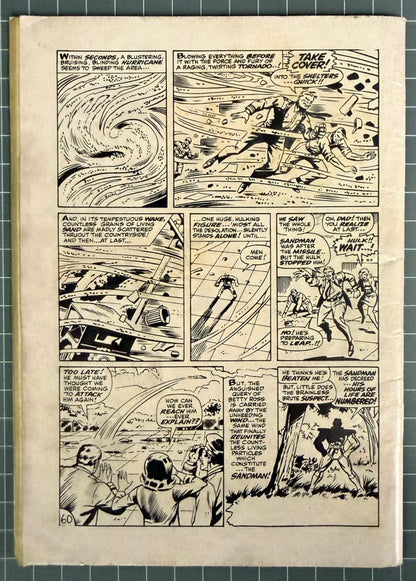 🔑 THE INCREDIBLE HULK #6 [YAFFA PUBLISHING] AUSTRALIAN MARVEL DIGEST COMIC 1981