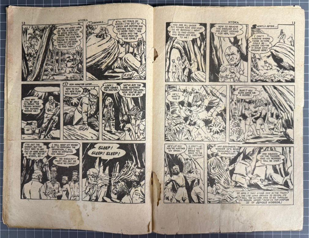 NYOKA THE JUNGLE GIRL #36 (LARRY CLELAND) AUSTRALIAN PRE-DECIMAL COMIC 1952