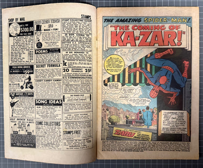 🔑 THE AMAZING SPIDER-MAN #57 [MARVEL COMICS] *JOHN ROMITA* 1968 VG-