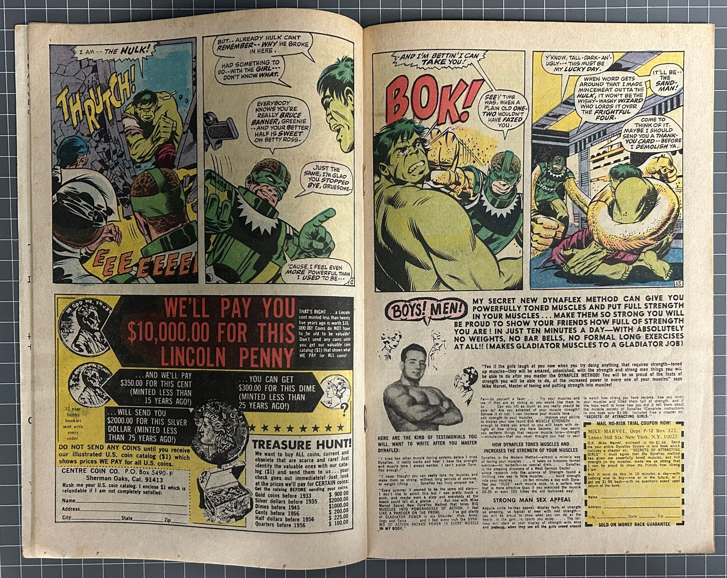 THE INCREDIBLE HULK #138 [MARVEL COMICS] DIRECT 1971