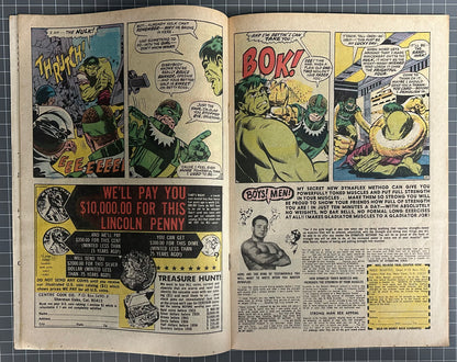 THE INCREDIBLE HULK #138 [MARVEL COMICS] DIRECT 1971