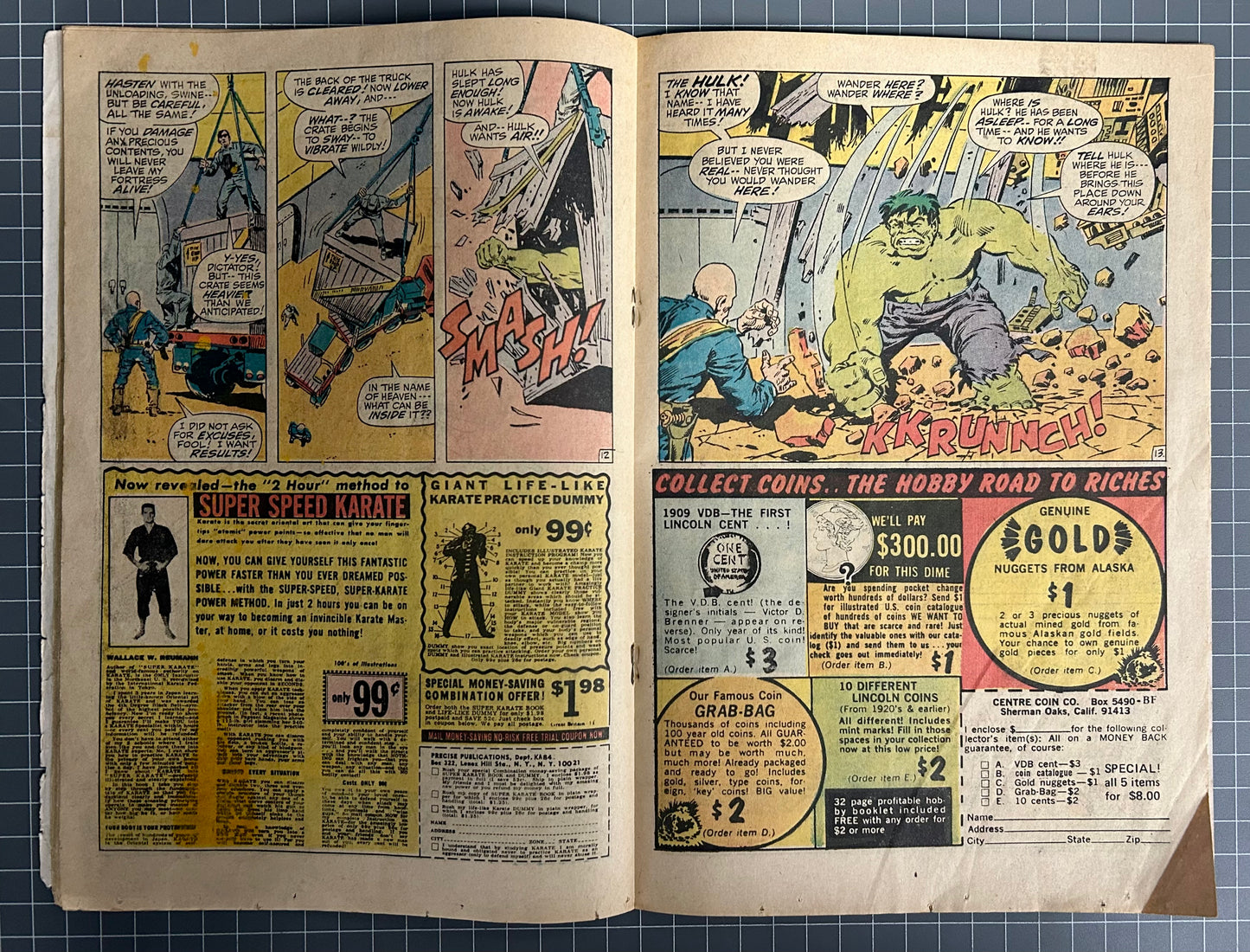 THE INCREDIBLE HULK #133 [MARVEL COMICS] DIRECT 1970