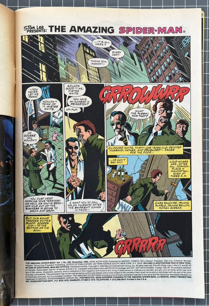 THE AMAZING SPIDER-MAN #395 [MARVEL COMICS] DIRECT 1994 FN/VF