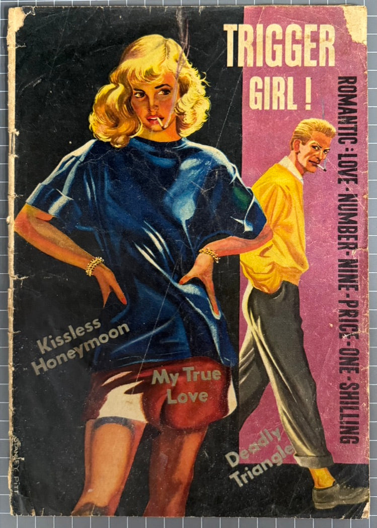 ROMANTIC LOVE #9 (MALIAN PRESS) AUSTRALIAN PRE-DECIMAL COMIC 1955