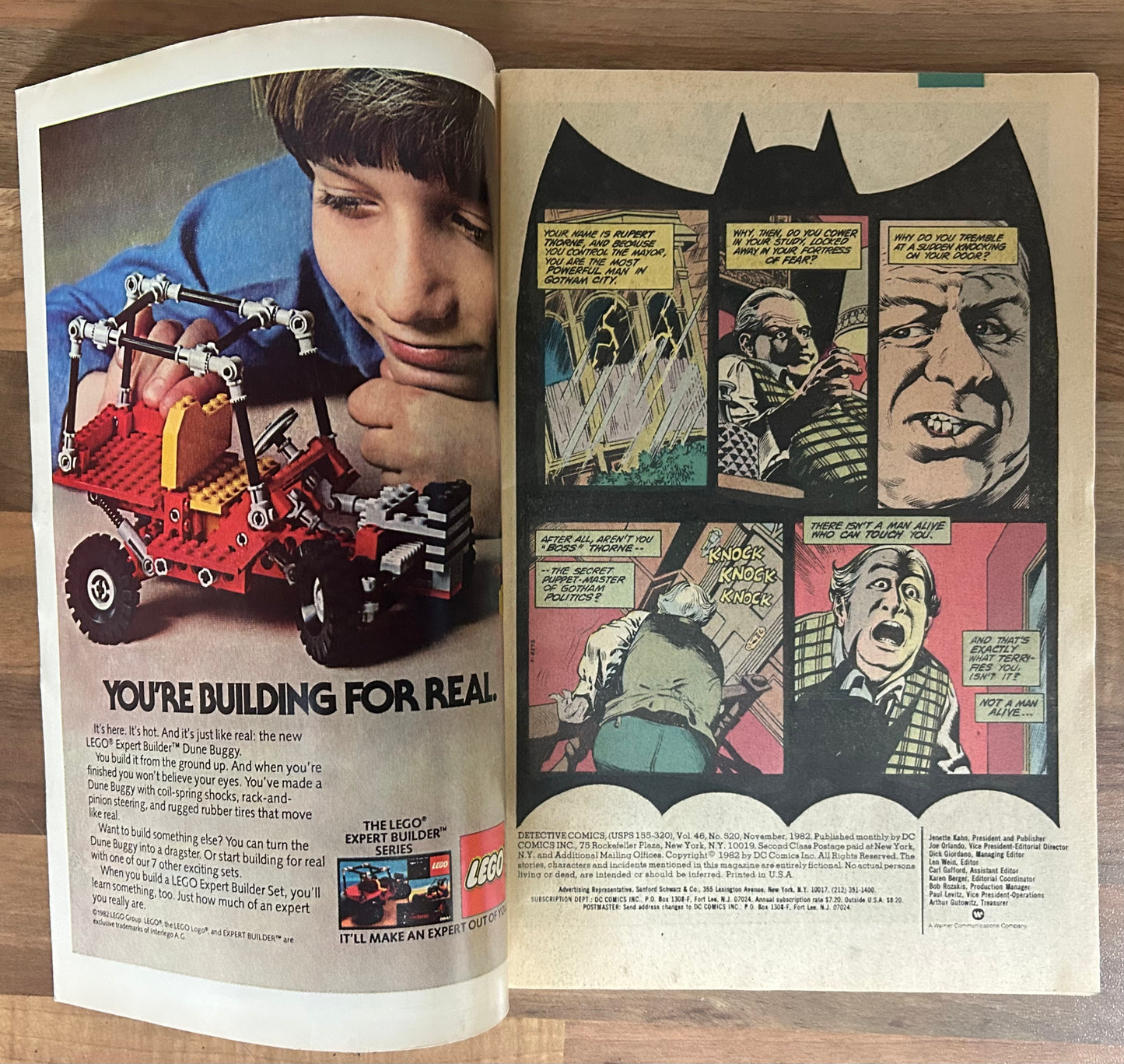 DETECTIVE COMICS #520 [DC COMICS] NEWSSTAND 1982 FN+