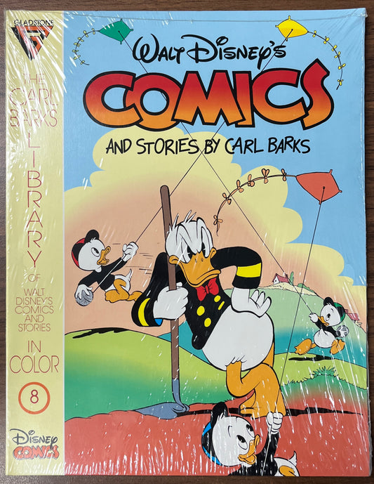 The Carl Barks Library of Walt Disney's Comics and Stories in Color #8 + Trading Card NEW