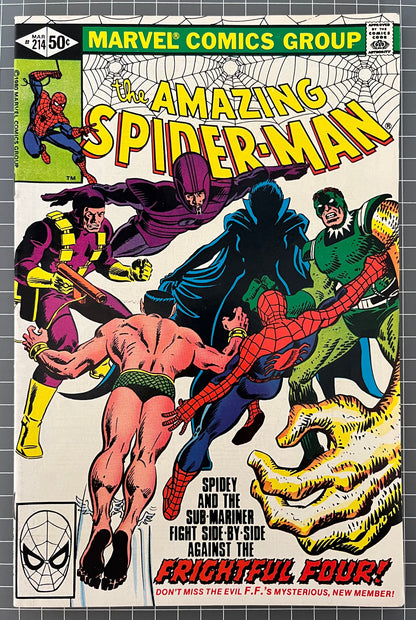 THE AMAZING SPIDER-MAN #214 [MARVEL COMICS] 1981 VF