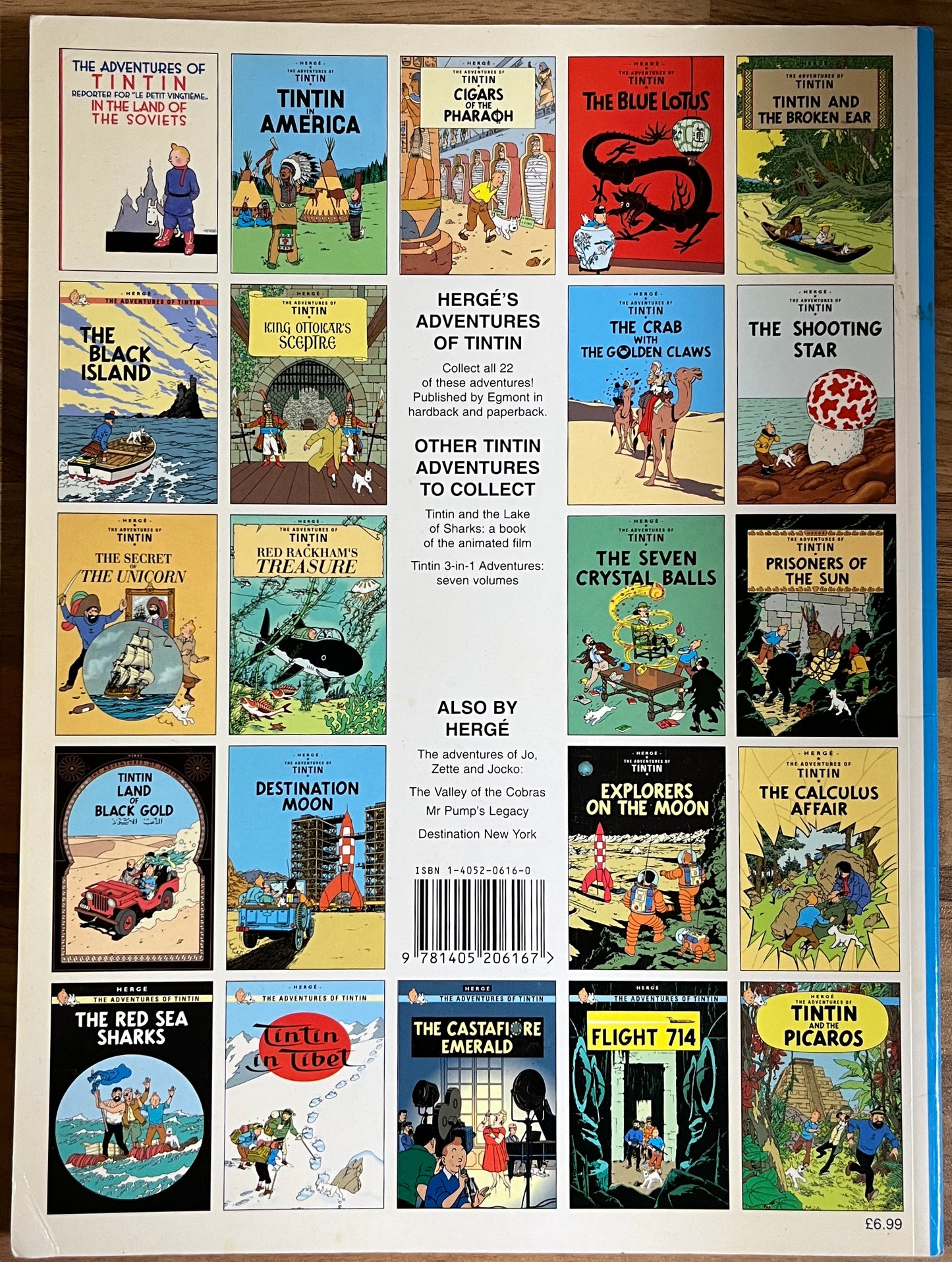 ADVENTURES OF TINTIN: THE BLUE LOTUS - HERGE, EGMONT PUBS, 2002