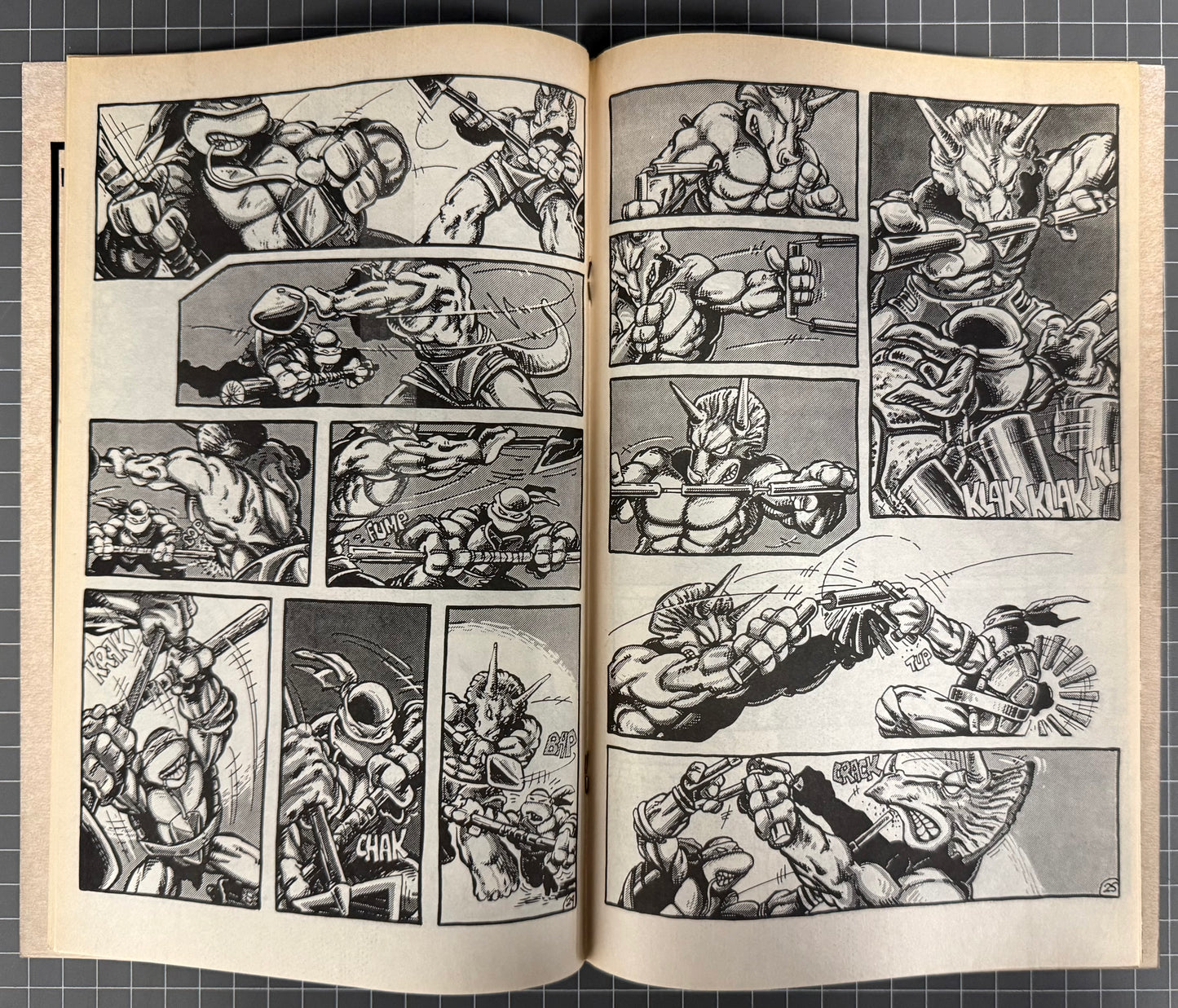 🔑 TEENAGE MUTANT NINJA TURTLES #6 (TMNT) [MIRAGE] 2ND PRINT COMIC 1987 VG+