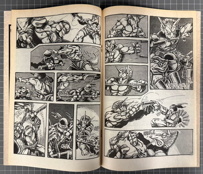 🔑 TEENAGE MUTANT NINJA TURTLES #6 (TMNT) [MIRAGE] 2ND PRINT COMIC 1987 VG+