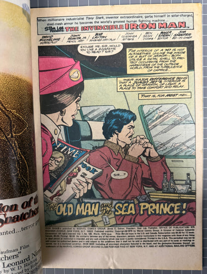 🔑 IRON MAN #120 [MARVEL COMICS] NEWSSTAND *DEMON IN A BOTTLE PART 1* 1979 FN-