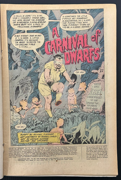 HOUSE OF SECRETS #119 [DC] COMIC 1974 GD/VG