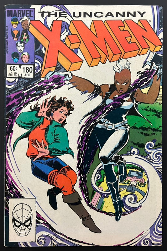 THE UNCANNY X-MEN #180 [MARVEL COMICS] DIRECT 1984 FN+