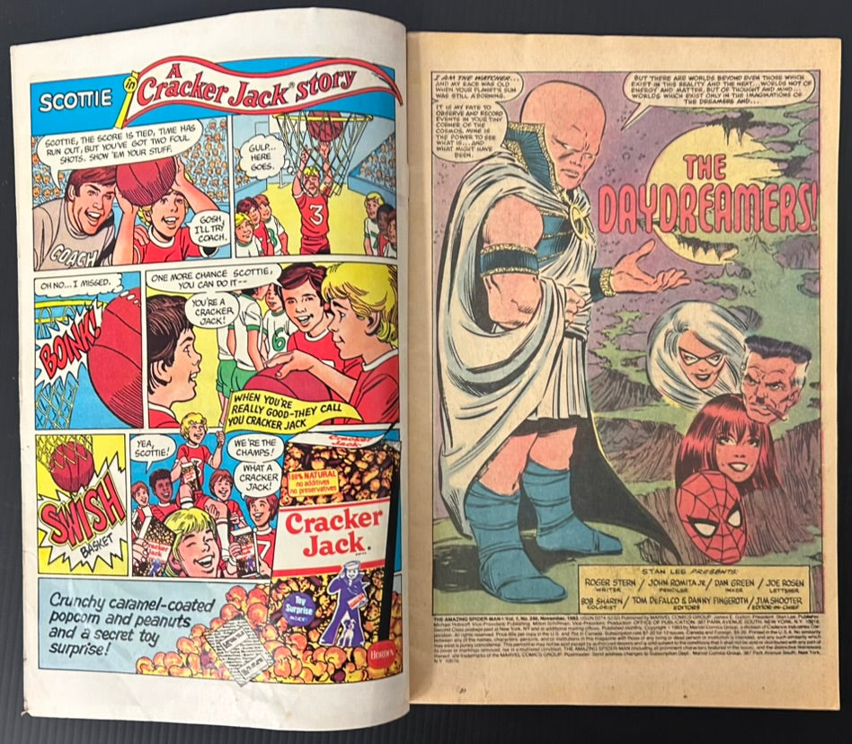 AMAZING SPIDER-MAN #246 [MARVEL COMICS] NEWSSTAND 1983 VG+