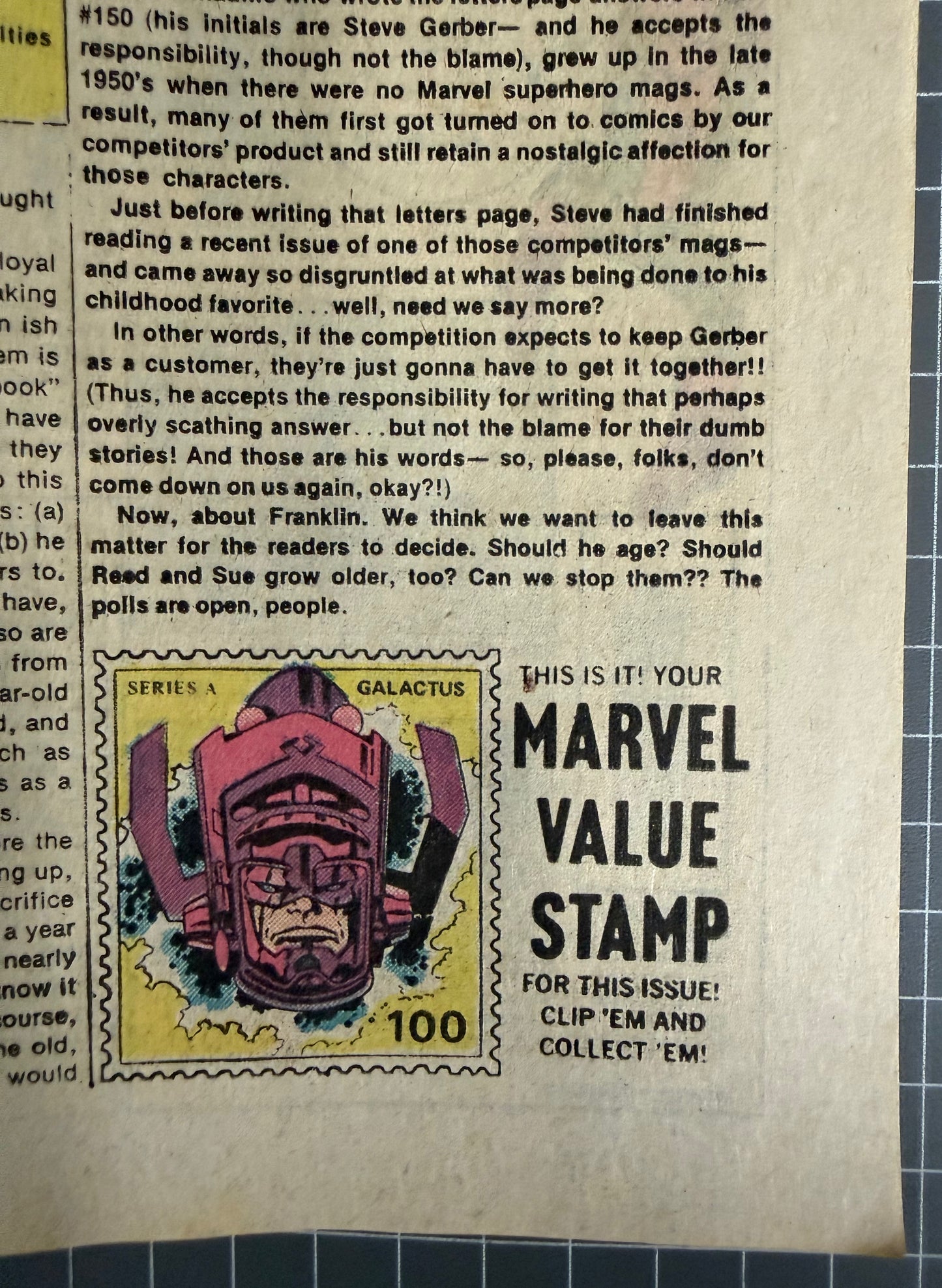 FANTASTIC FOUR #154 [MARVEL COMICS] 1975 VG/FN