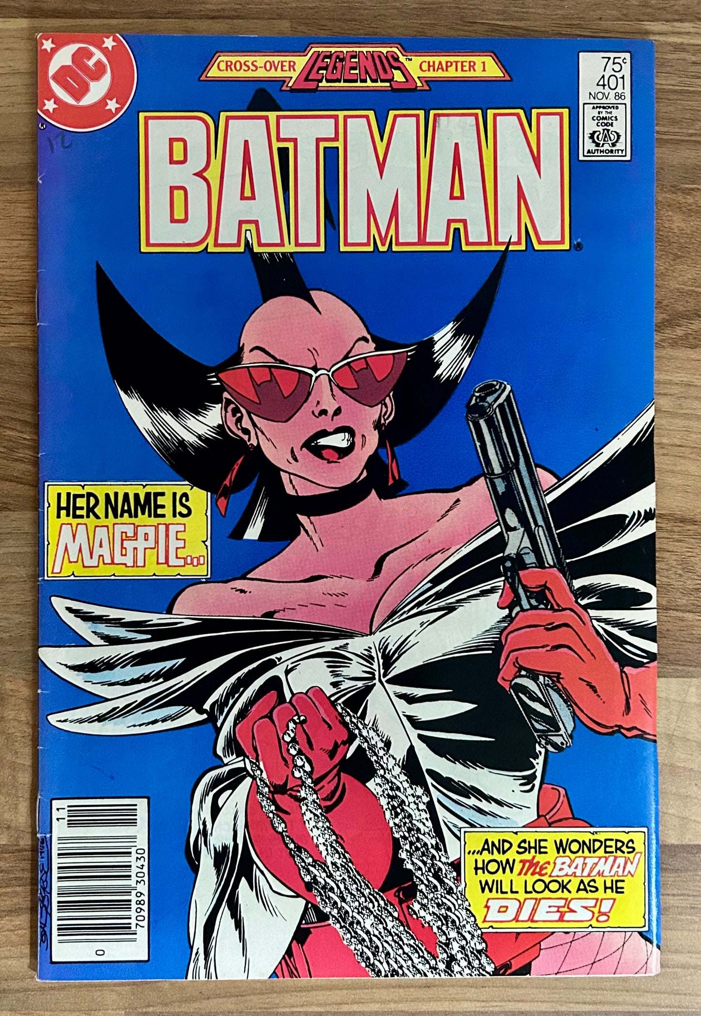 BATMAN #401 [DC COMICS] NEWSSTAND 1986 VF-