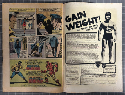 HERO FOR HIRE #16 [MARVEL COMICS] *LUKE CAGE* DIRECT 1973 GD/VG