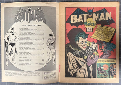 🔑 LIMITED COLLECTOR'S EDITION #C-25: BATMAN [DC] TREASURY COMIC 1974 VG-