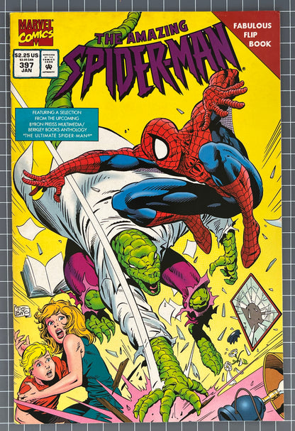 🔑 THE AMAZING SPIDER-MAN #397 [MARVEL COMICS] *1ST APP. STUNNER* 1995 FN+