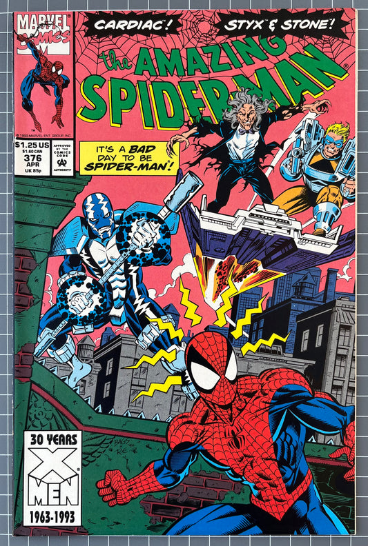 THE AMAZING SPIDER-MAN #376 [MARVEL COMICS] DIRECT 1993 NM-