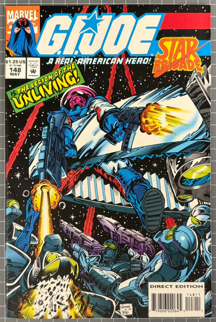 🔑 G.I. JOE: A REAL AMERICAN HERO #148 [MARVEL COMICS] 1994 FN/VF