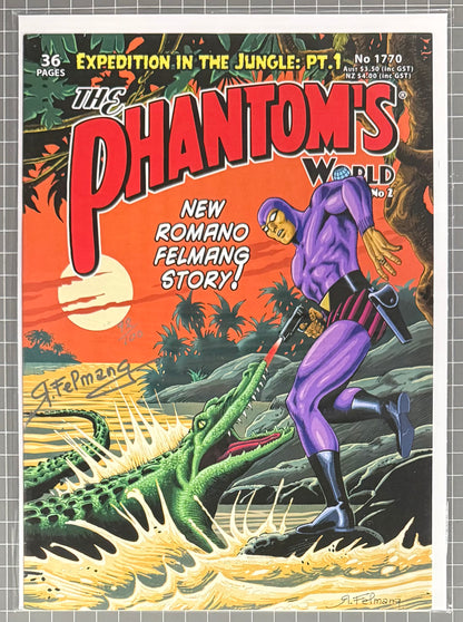 THE PHANTOM #1770 [FREW] ***SIGNED & LIMITED*** AUSTRALIAN COMIC 2016 NM