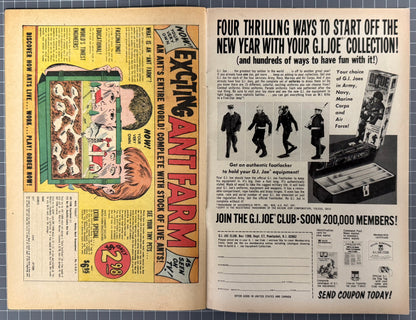🔑 JUSTICE LEAGUE OF AMERICA #43 [DC COMICS] *ROYAL FLUSH GANG* 1966 VG/FN