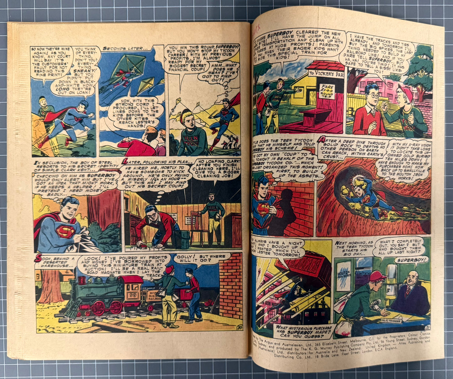 SUPER ADVENTURE COMIC #79 [COLOUR COMICS] AUSTRALIAN PRE-DECIMAL *SCARCE* 1957