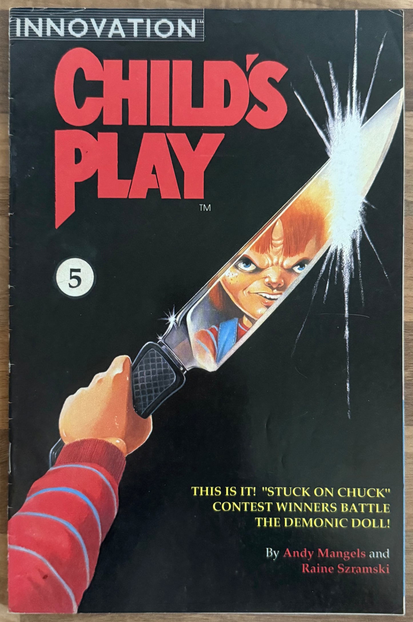 🔑 CHILD'S PLAY: THE SERIES #2-5 [INNOVATION] COMIC LOT 1991 MID-HIGH GRADE