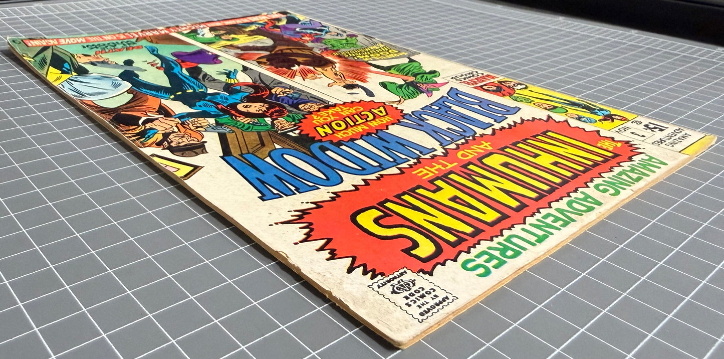 AMAZING ADVENTURES #3 [MARVEL COMICS] *INHUMANS & BLACK WIDOW* 1970 GD/VG