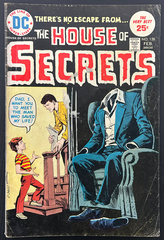 HOUSE OF SECRETS #128 [DC] COMIC 1975 GD/VG