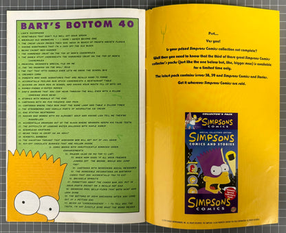 BARTMAN #1 [OTTO PRESS] AUSTRALIAN PRICE VARIANT (APV) COMIC 1999 FN-