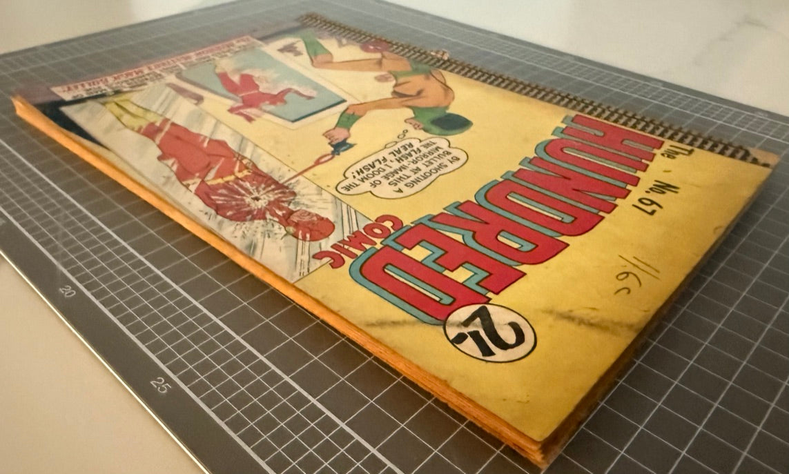 🔑 THE HUNDRED COMIC #67 COLOUR COMICS AUSTRALIAN DC PRE-DECIMAL 1962