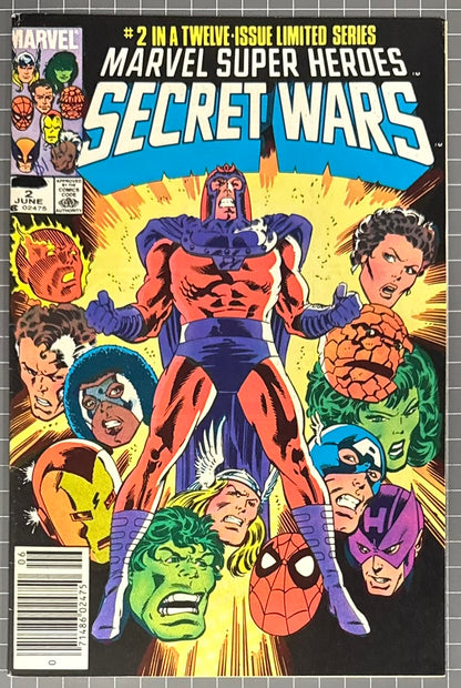 MARVEL SUPER HEROES SECRET WARS #2 [MARVEL COMICS] NEWSSTAND 1984 FN+