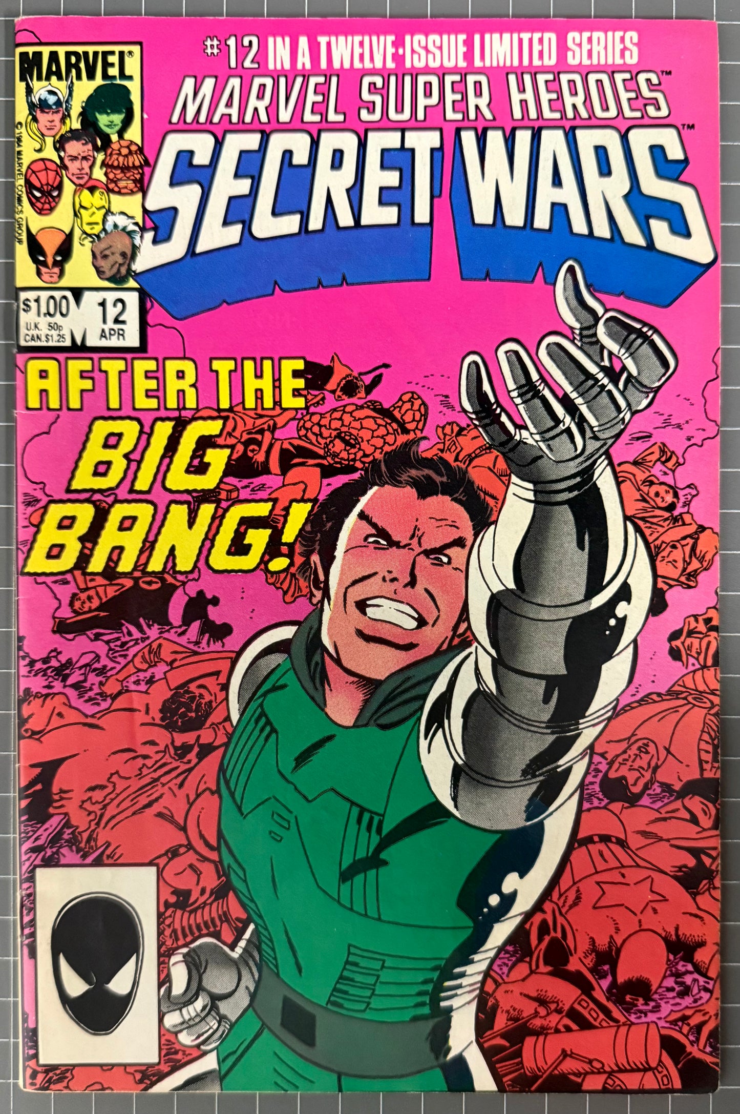 🔑 MARVEL SUPER-HEROES SECRET WARS #12 [MARVEL COMICS] DIRECT *FINAL ISSUE* 1985 FN