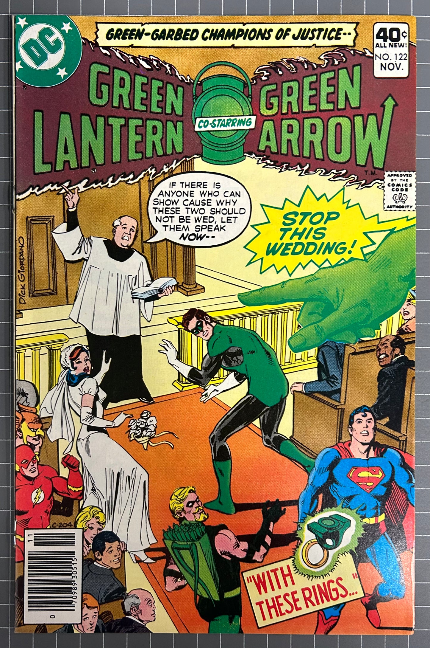 🔑GREEN LANTERN #122 [DC COMICS] NEWSSTAND 1979 VF/NM