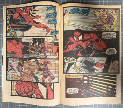 🔑 THE AMAZING SPIDER-MAN #325 [MARVEL COMICS] *TODD MCFARLANE COVER* 1989 VG+