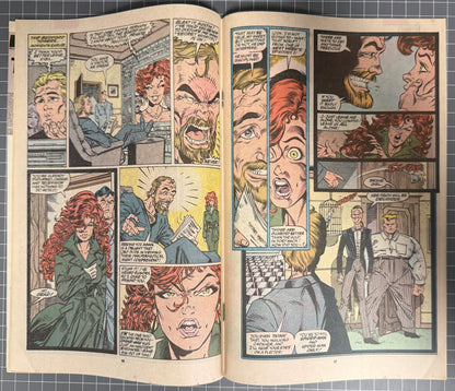 🔑 THE AMAZING SPIDER-MAN #332 [MARVEL COMICS] DIRECT *VENOM* 1990 VF-