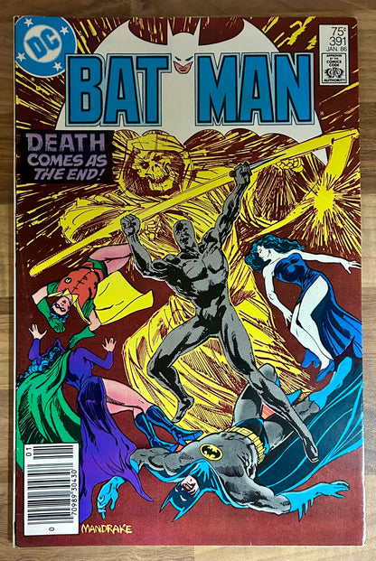 BATMAN #391 [DC COMICS] NEWSSTAND 1986 FN/VF