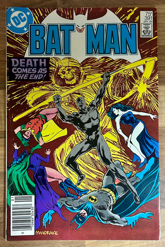 BATMAN #391 [DC COMICS] NEWSSTAND 1986 FN/VF