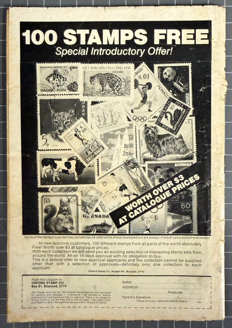MARVEL TEAM-UP #4 [YAFFA PUBLISHING] AUSTRALIAN MARVEL DIGEST COMIC 1980