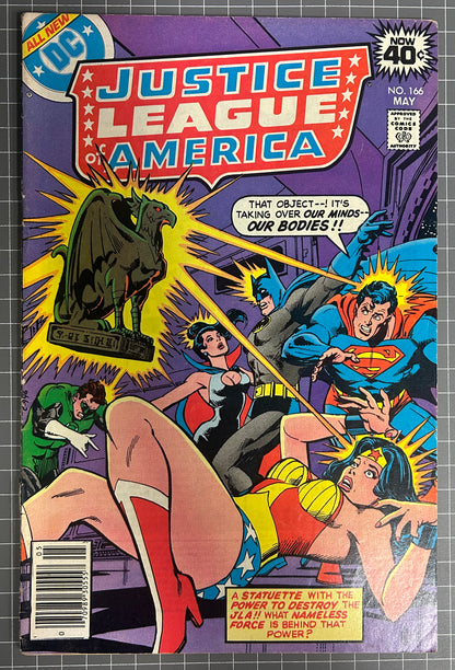 JUSTICE LEAGUE OF AMERICA #166 [DC COMICS] NEWSSTAND 1979 VG/FN
