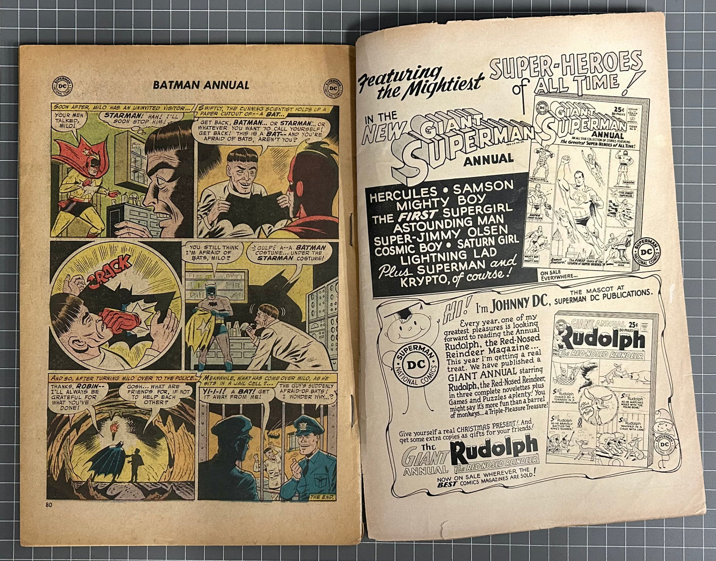 🔑 BATMAN ANNUAL #4 [DC COMICS] 1962 GD+