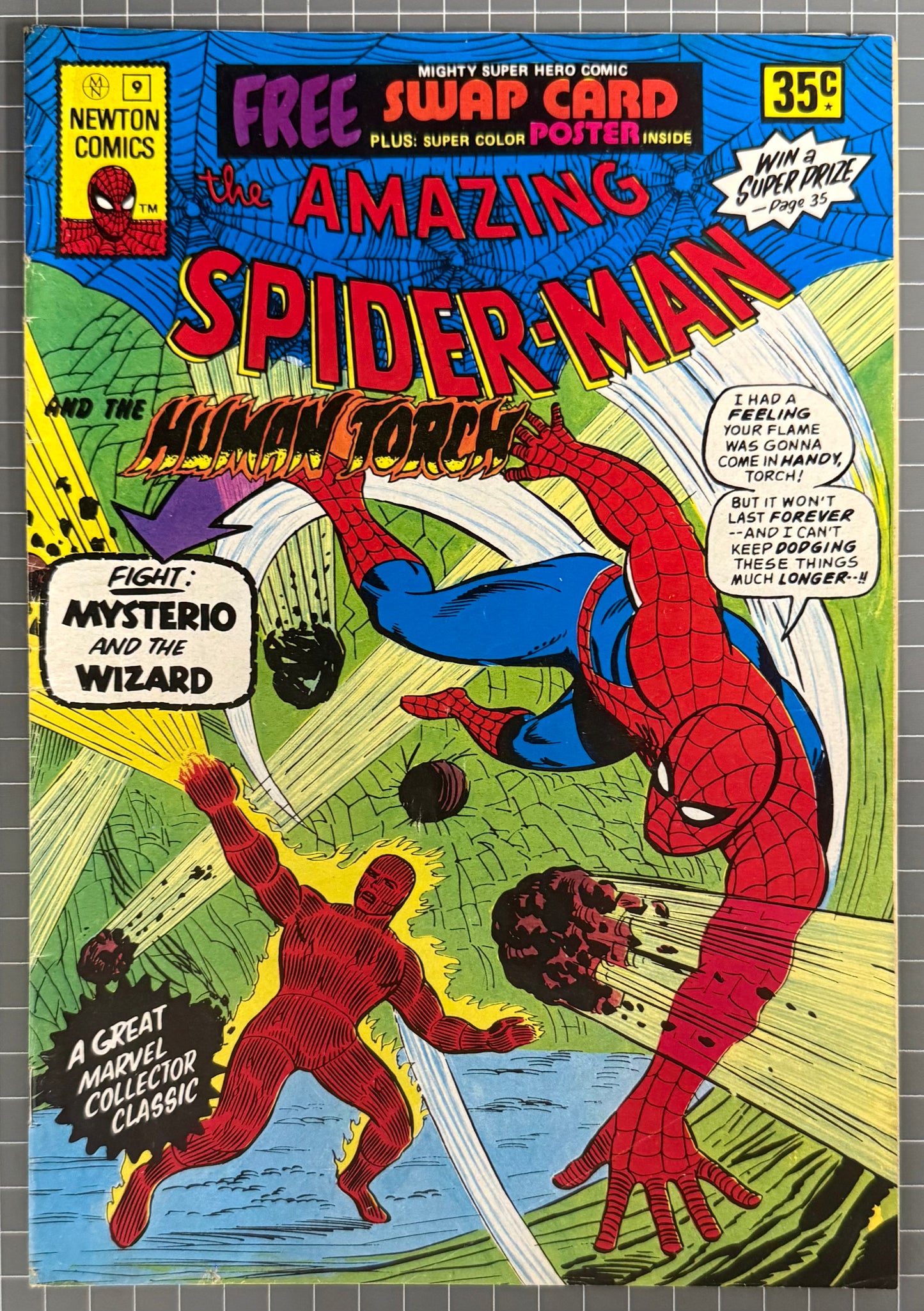 🔑 THE AMAZING SPIDER-MAN #9 [NEWTON COMICS] AUSTRALIAN MARVEL 1975