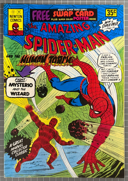 🔑 THE AMAZING SPIDER-MAN #9 [NEWTON COMICS] AUSTRALIAN MARVEL 1975